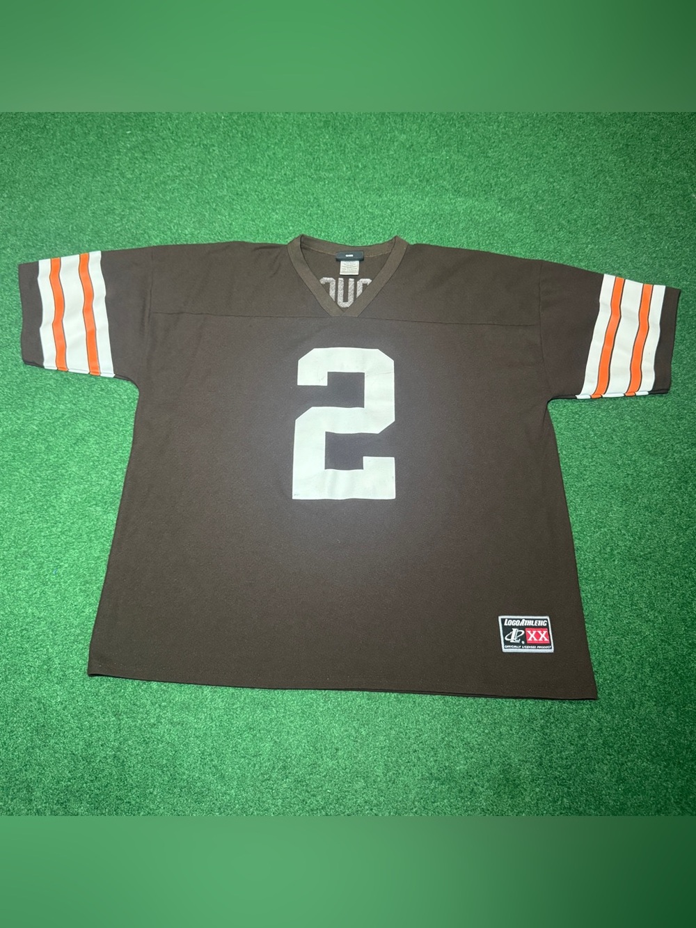 Tim Couch Browns Jersey XXL Vintage 90s Logo Athletic Cleveland Football 27x31